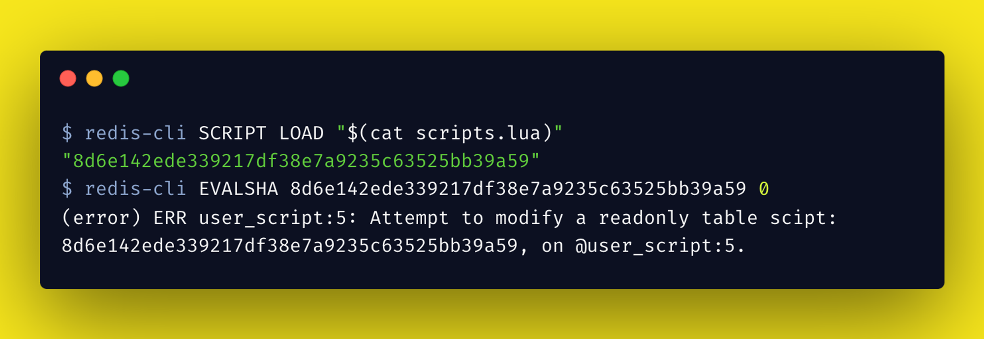 response from redis