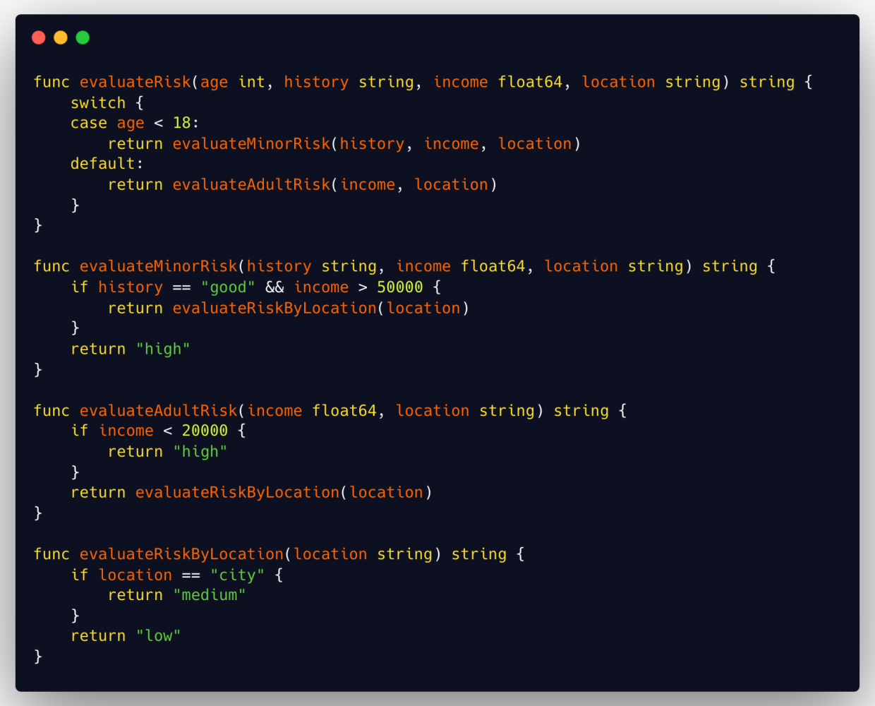 good complexity