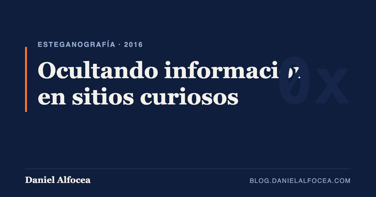 Ocultando información en sitios curiosos (I): boolean.io